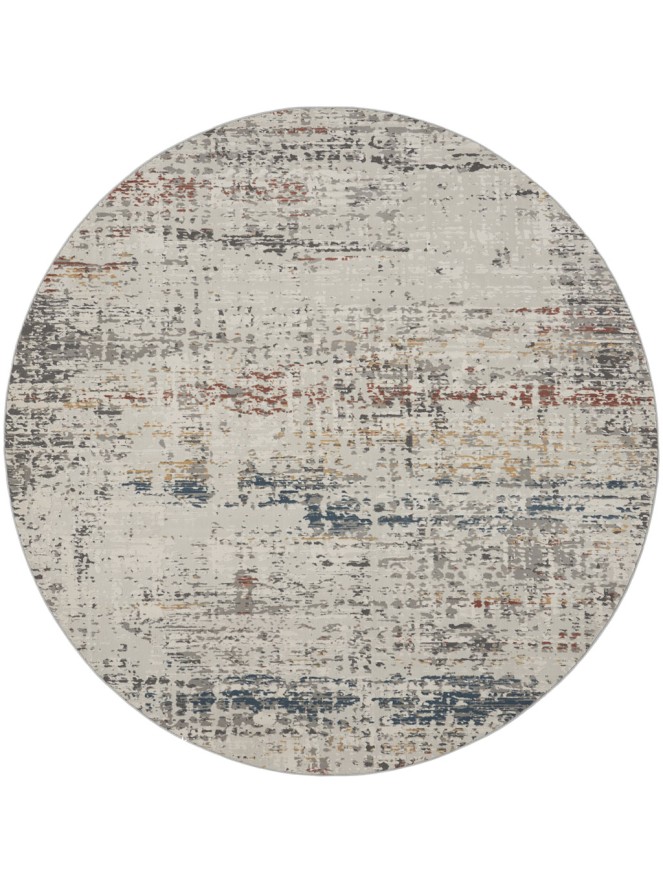 Rustic Fleck Circle Rug - 7