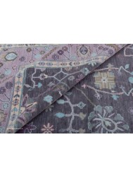 Modern Ushak Rug - Thumbnail - 5