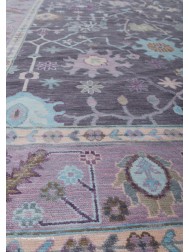 Modern Ushak Rug - Thumbnail - 8