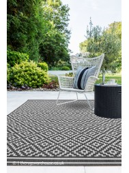 Patio Diamond Mono Rug - Thumbnail - 2