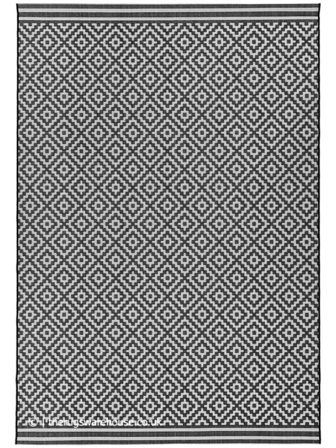 Patio Diamond Mono Rug - 5