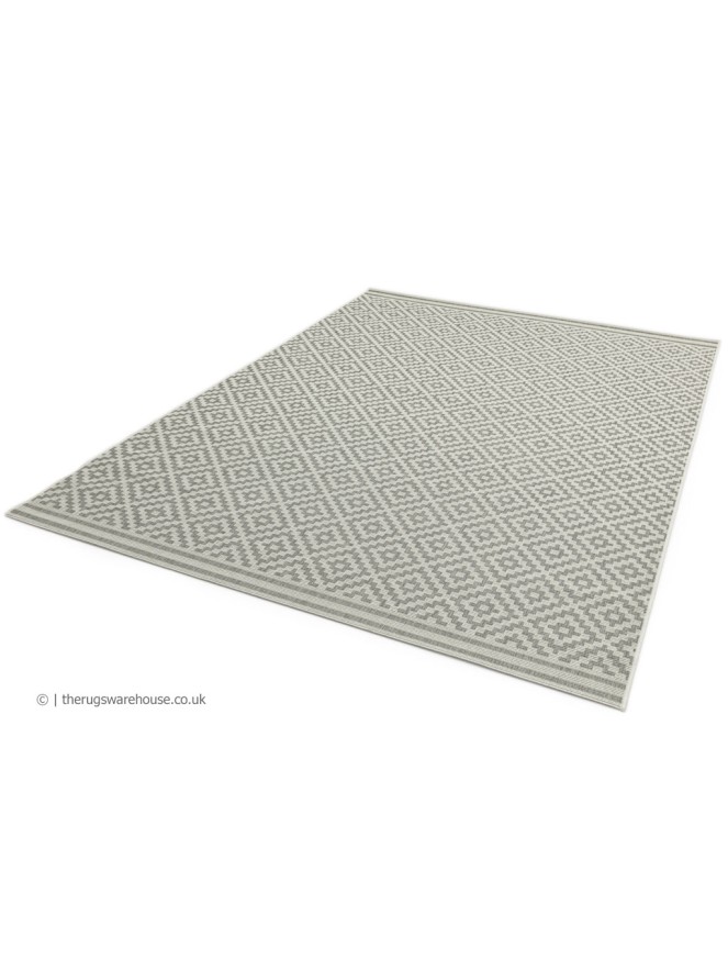 Patio Diamond Grey Rug - 3