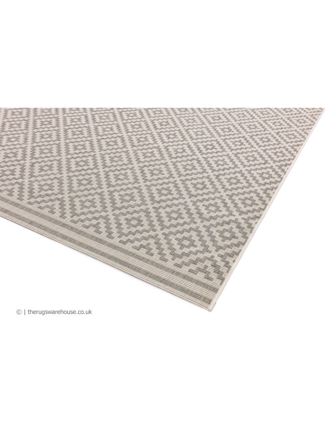 Patio Diamond Grey Rug - 4