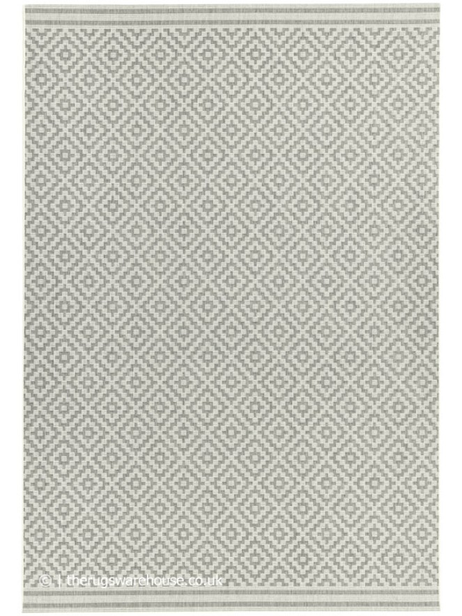 Patio Diamond Grey Rug - 7