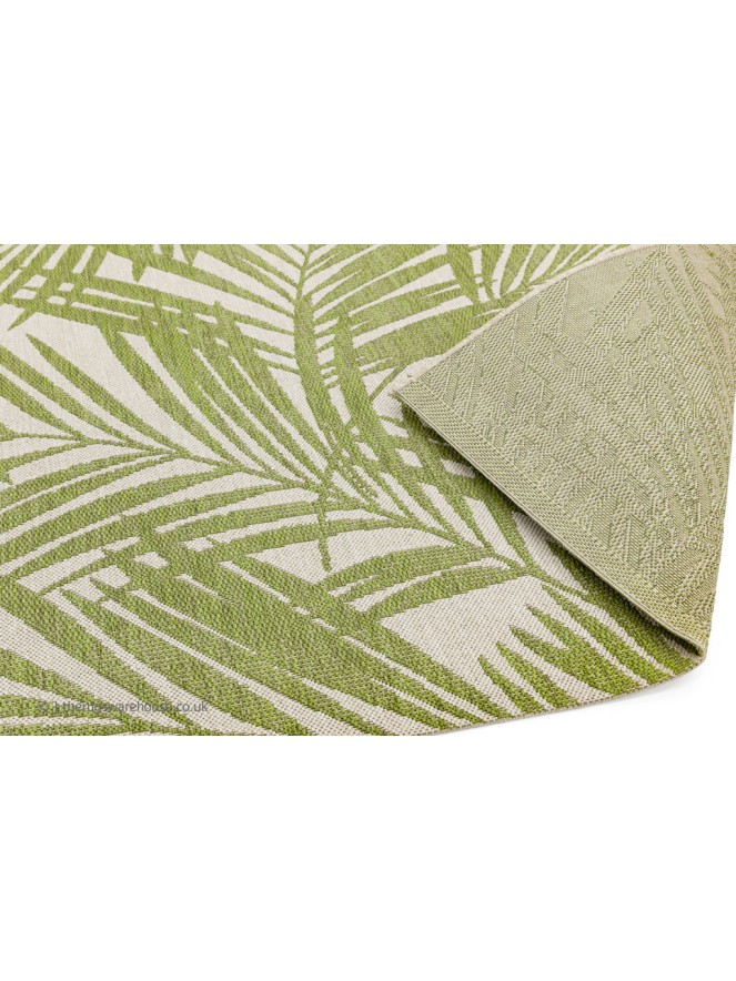 Patio Green Palm Rug - 4