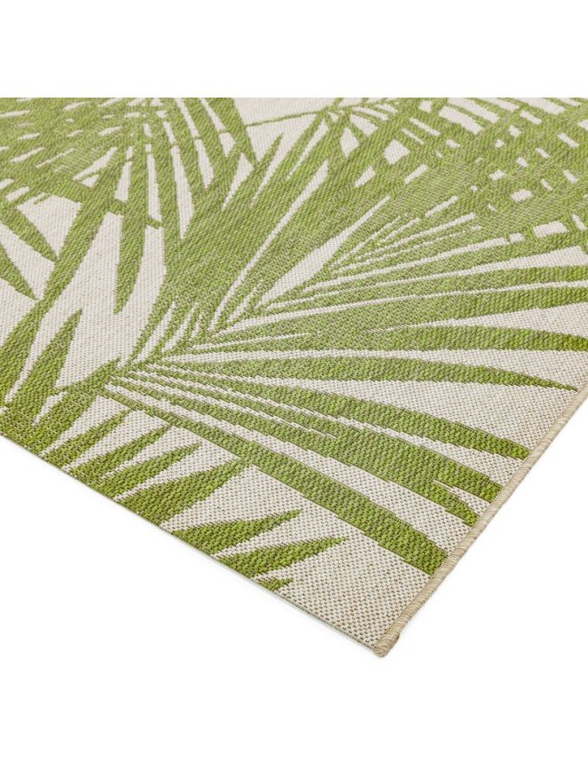 Patio Green Palm Rug - 5