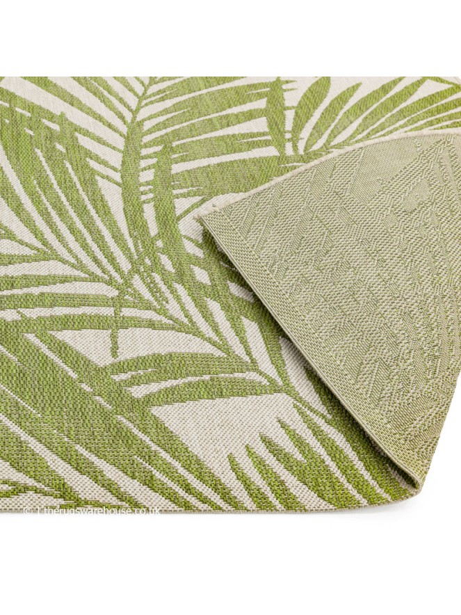 Patio Green Palm Rug - 7