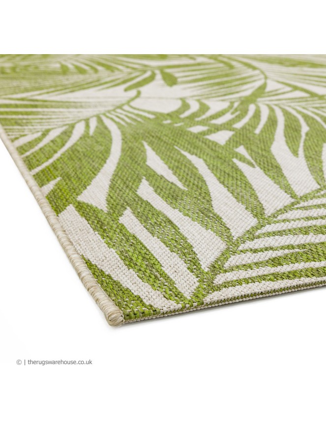 Patio Green Palm Rug - 8