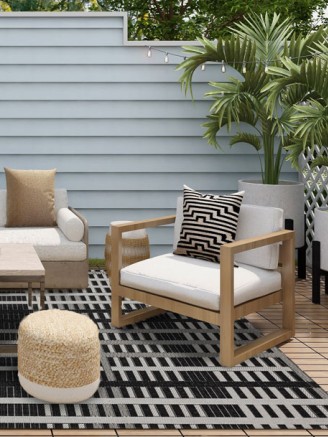 Patio Black Grid