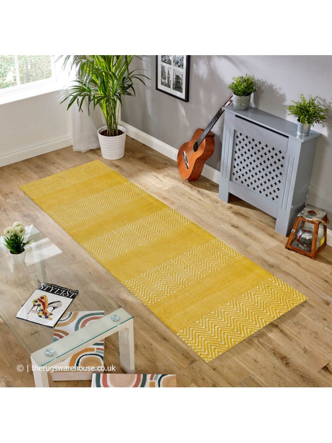 Ives Yellow Stripes Runner - 2