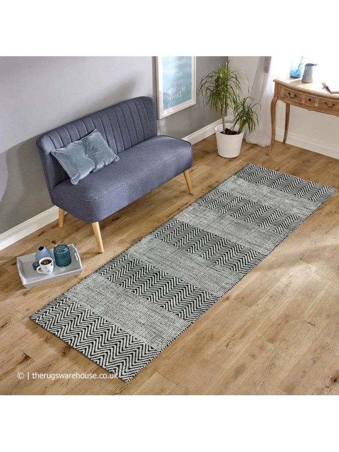 Ives Grey Stripes Runner - 2