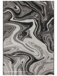 Patio Black Marble Rug - Thumbnail - 6