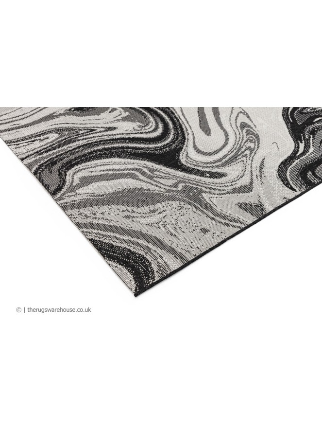 Patio Black Marble Rug - 4