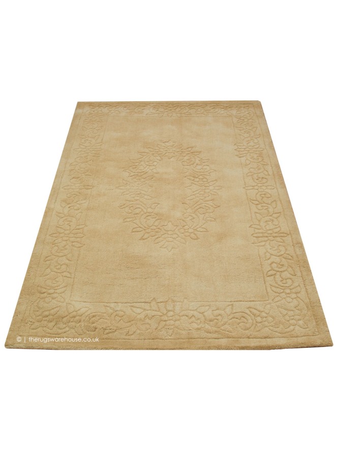 Royale Aubusson Beige Rug - 6