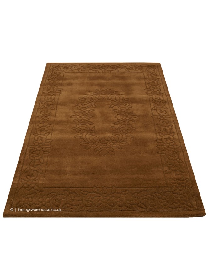 Royale Aubusson Bronze Rug - 6