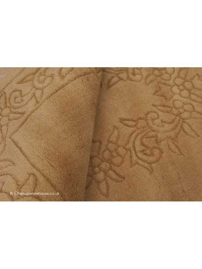 Royale Aubusson Camel Rug - 4