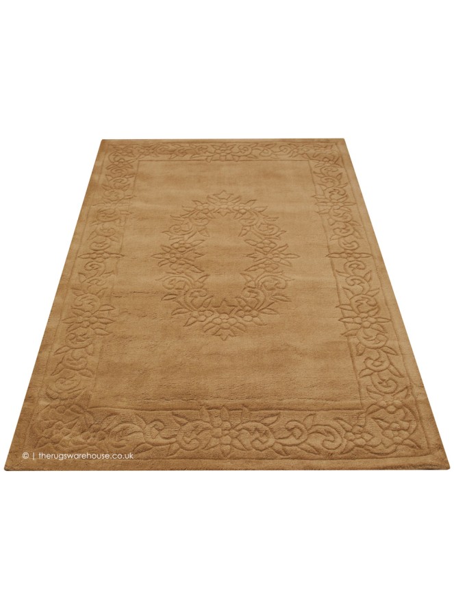 Royale Aubusson Camel Rug - 6