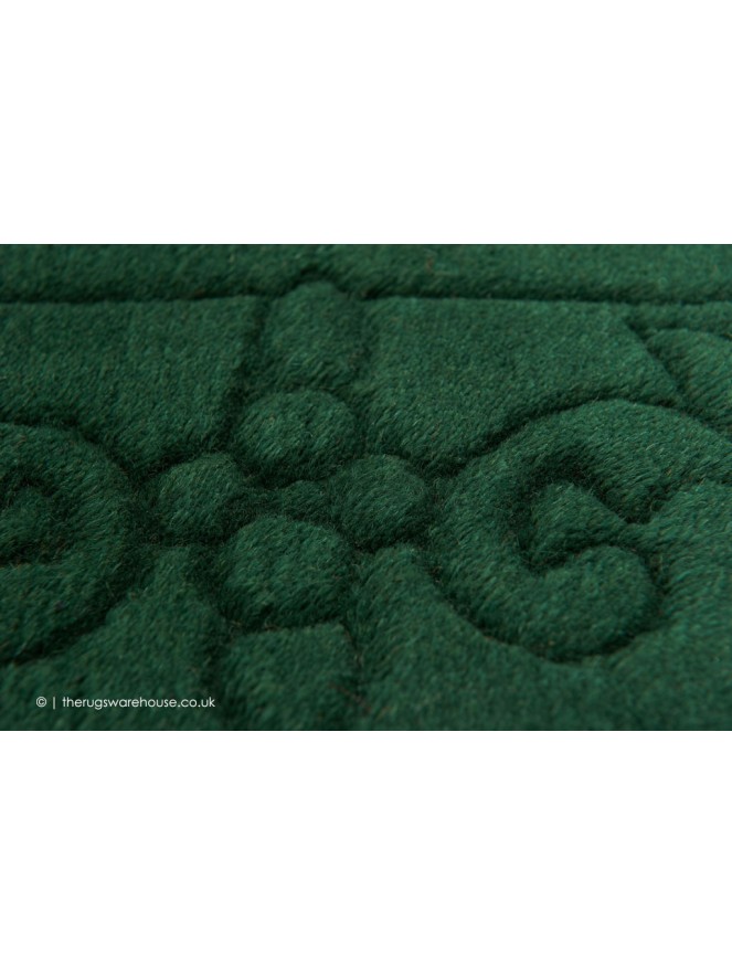 Royale Aubusson Green Rug - 5