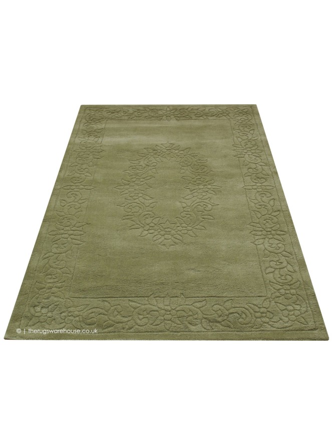 Royale Aubusson Mint Rug - 6