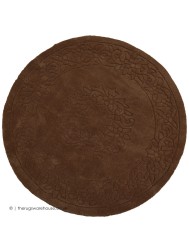 Royale Aubusson Choco Circle Rug - Thumbnail - 5