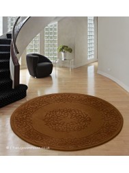 Royale Aubusson Gold Circle Rug - Thumbnail - 2