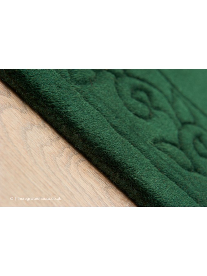 Royale Aubusson Green Circle Rug - 3