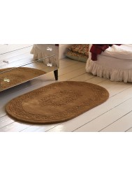 Royale Aubusson Bronze Oval Rug - Thumbnail - 2