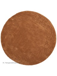 Royale Lux Bronze Circle Rug - Thumbnail - 5