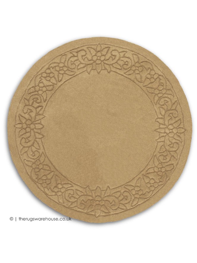 Royale Lux Camel Circle Rug - 5