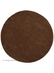 Royale Lux Choco Circle Rug - Thumbnail - 5