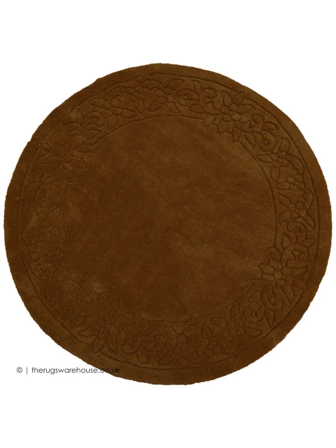Royale Lux Gold Circle Rug - 5