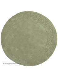 Royale Lux Mint Circle Rug - Thumbnail - 5