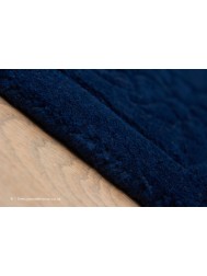 Royale Lux Blue Oval Rug - Thumbnail - 3
