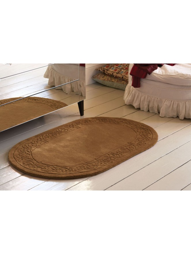 Royale Lux Bronze Oval Rug - 2