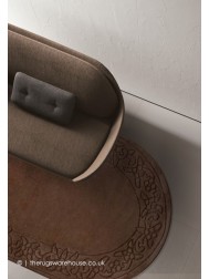 Royale Lux Choco Oval Rug - Thumbnail - 2