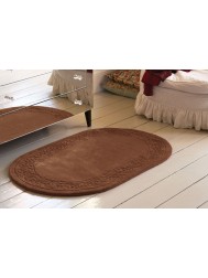 Royale Lux Choco Oval Rug - Thumbnail - 3