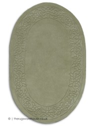 Royale Lux Mint Oval Rug - Thumbnail - 6