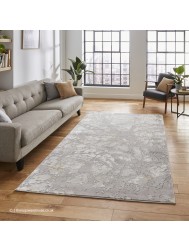 Apollo Distress Grey Gold Rug - Thumbnail - 2