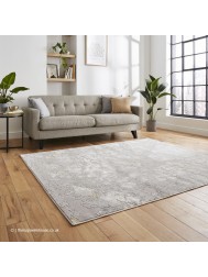 Apollo Distress Grey Gold Rug - Thumbnail - 3