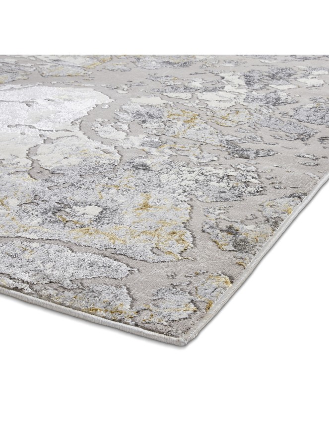 Apollo Distress Grey Gold Rug - 8