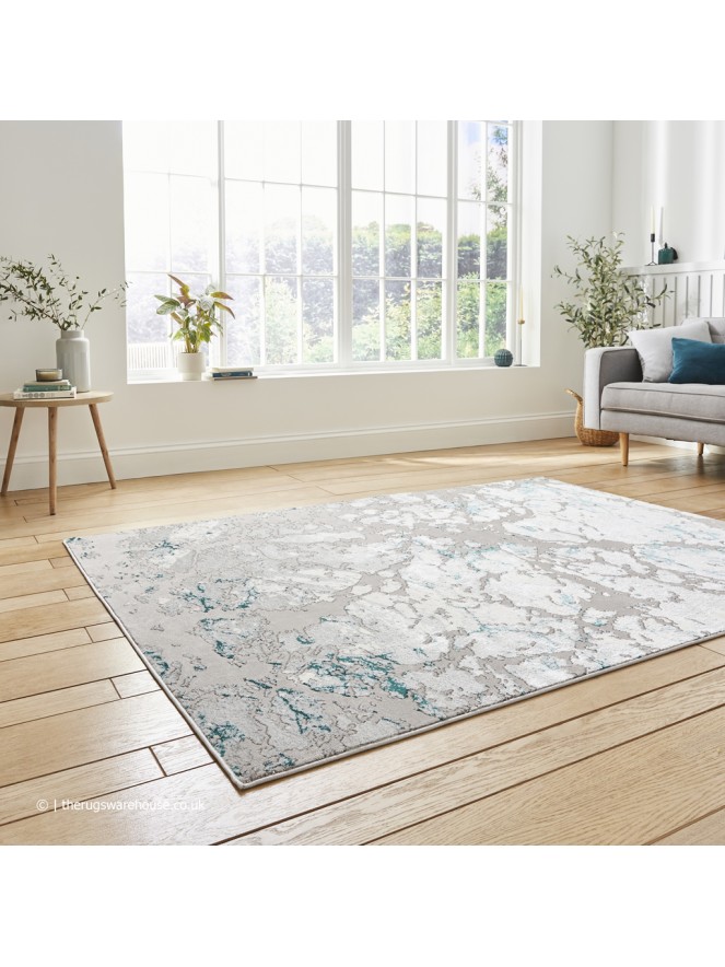 Apollo Distress Grey Green Rug - 3