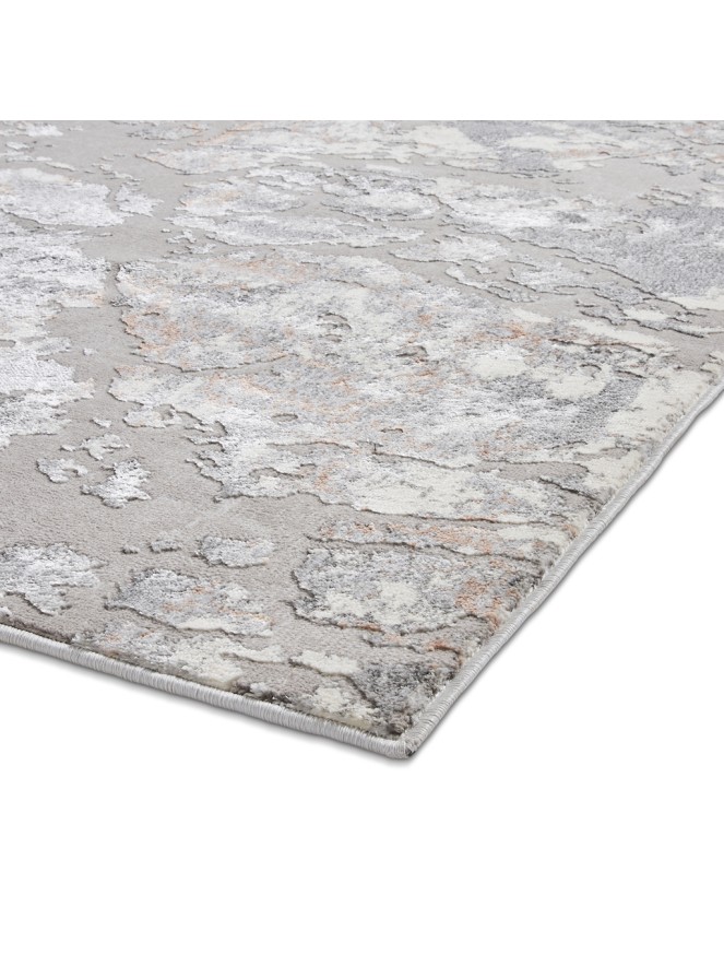 Apollo Distress Grey Rose Rug - 8