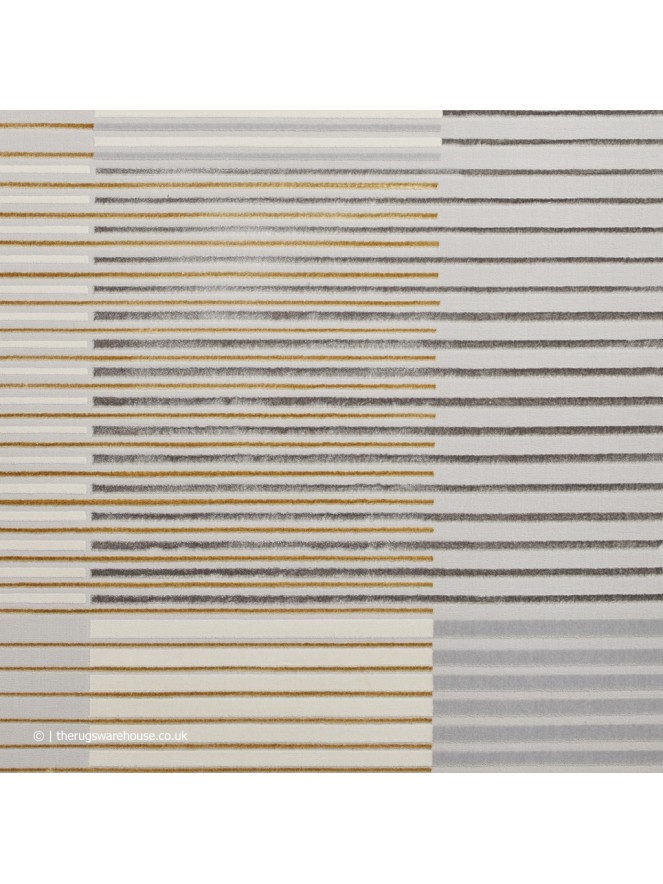 Apollo Stripe Grey Gold Rug - 7