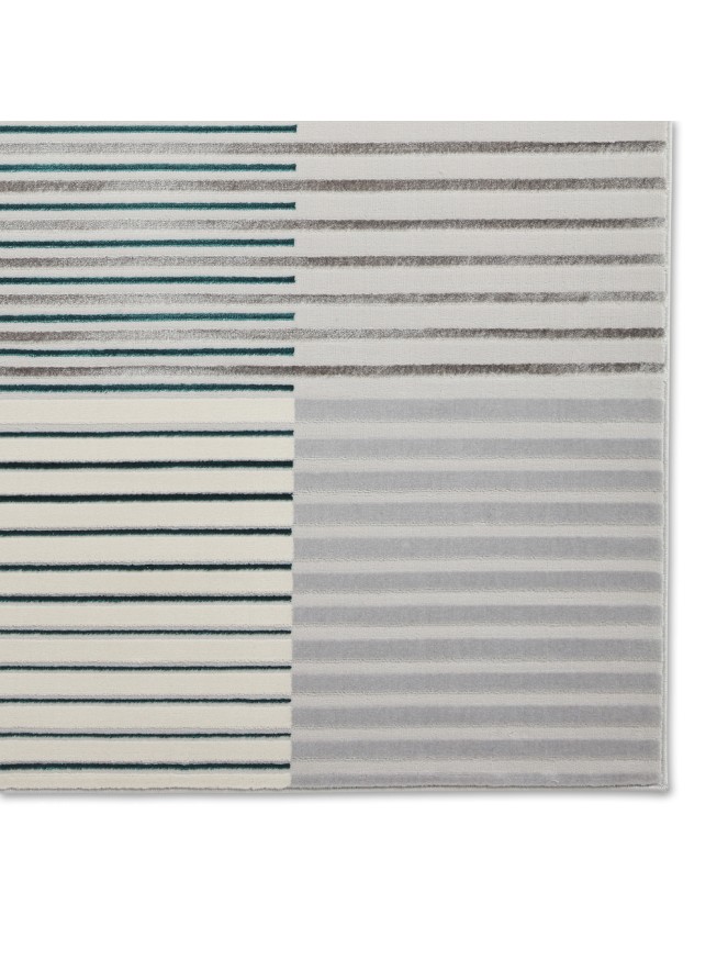 Apollo Stripe Grey Green Rug - 6