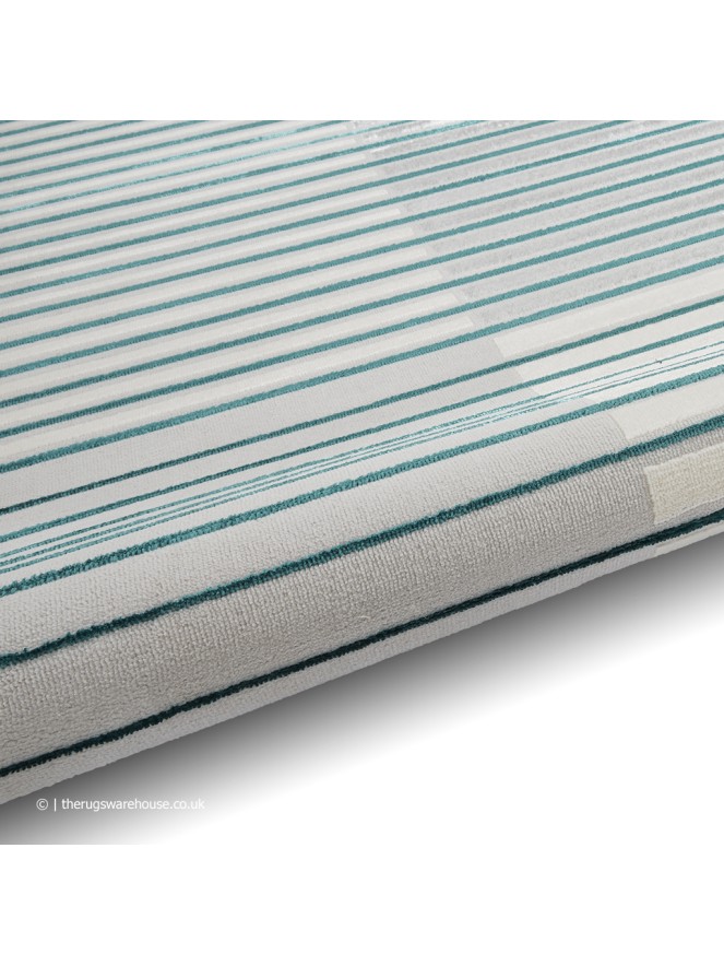 Apollo Stripe Grey Green Rug - 10