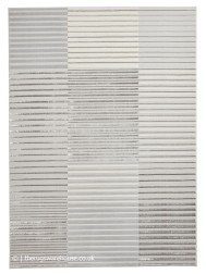 Apollo Stripe Grey Ivory Rug - Thumbnail - 4