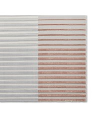 Apollo Stripe Grey Rose Rug - Thumbnail - 6