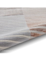 Apollo Stripe Grey Rose Rug - Thumbnail - 10