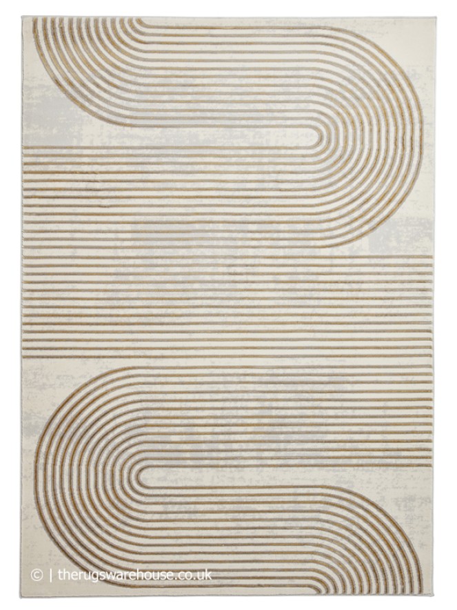 Apollo Swirl Grey Gold Rug - 10