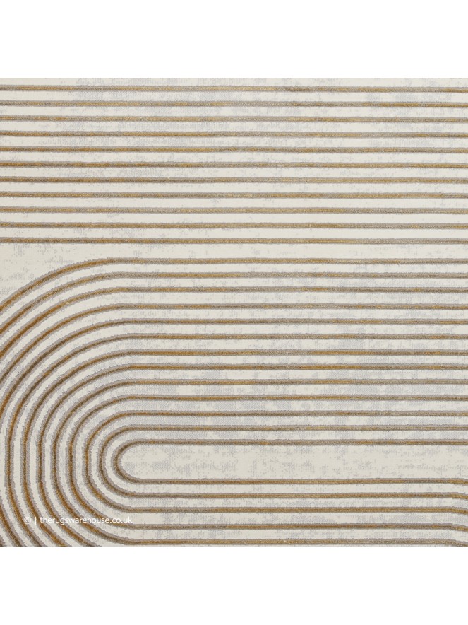 Apollo Swirl Grey Gold Rug - 6